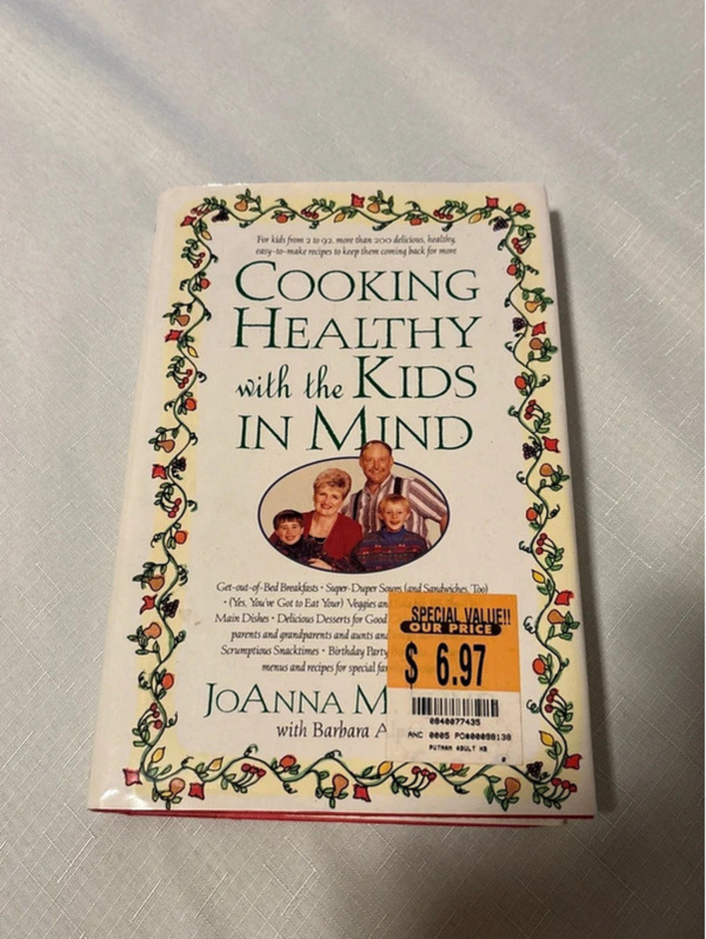 Cooking healthy with the kids in mind recipe book